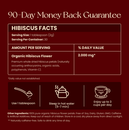 Premium Hibiscus Tea.