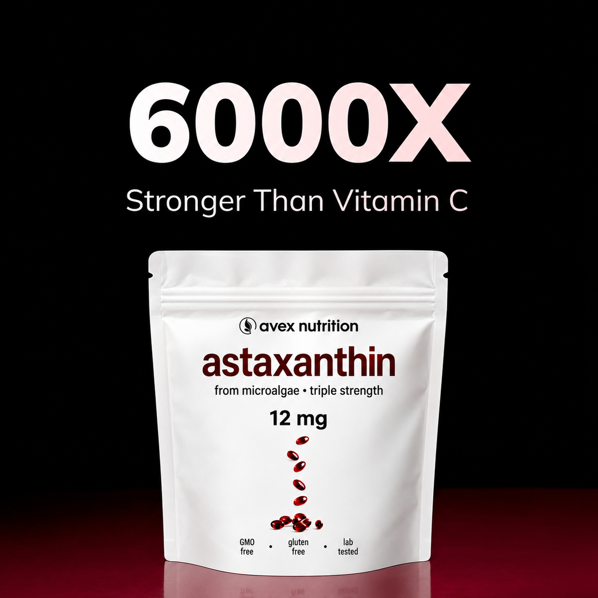 Avex's Astaxanthin - Nature’s Most Powerful Antioxidant for Whole Body Support & Cellular Protection