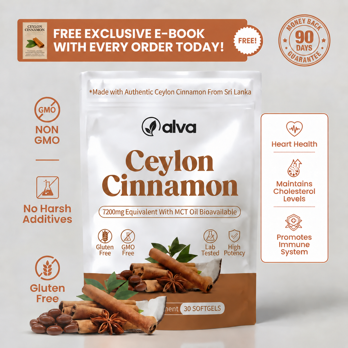 Ceylon Cinnamon Softgels