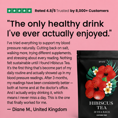 Premium Hibiscus Tea.